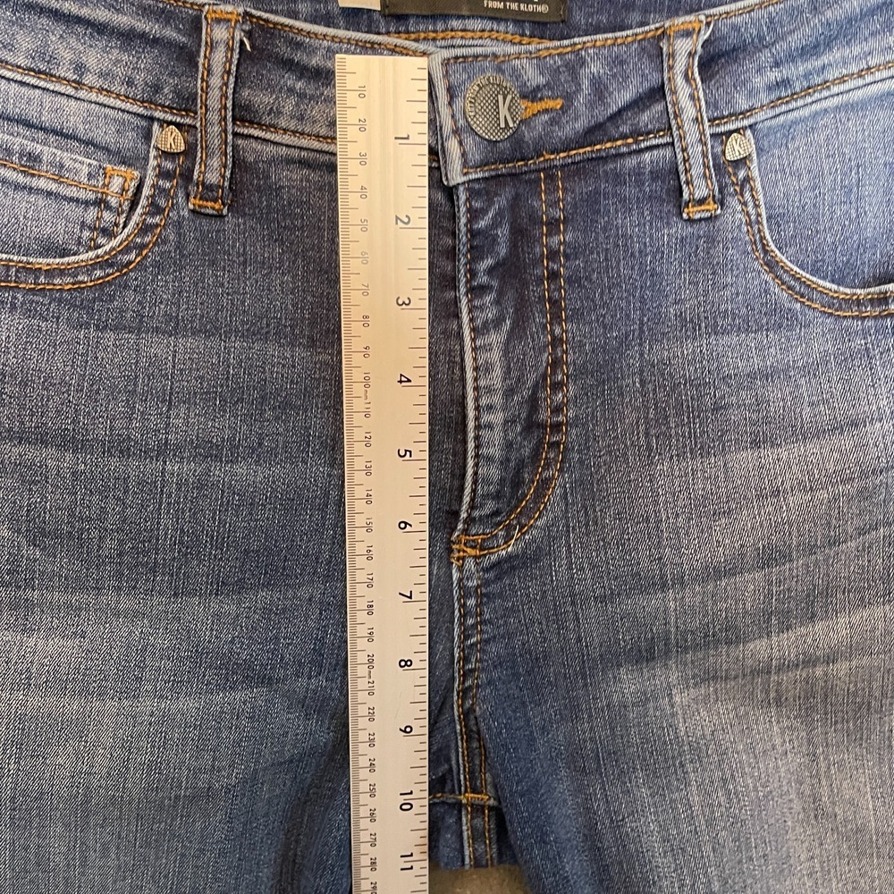 Kut from the Kloth Women Diana Fab Ab Skinny Jean 8 Mid Rise Stretch Dark Wash - Picture 8 of 11